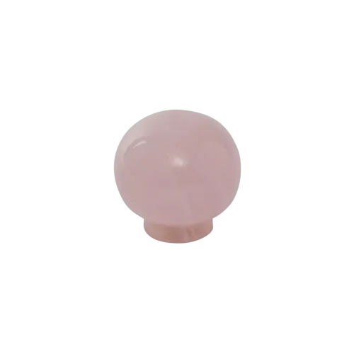 Cabinet knob BALL pink quartz