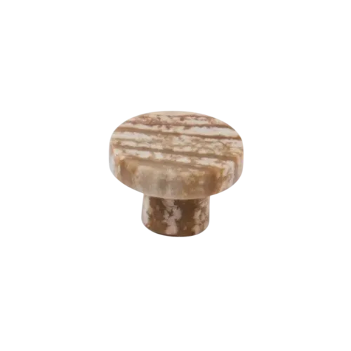 Cabinet knob PEBBLE Striped marble