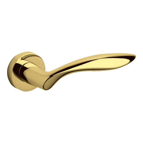 Poignée de porte ONDA rosace ronde